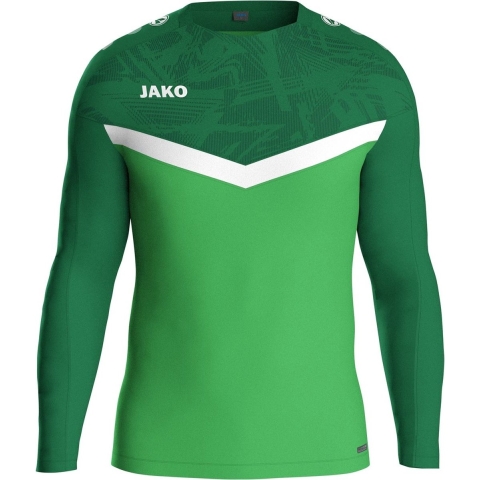 JAKO 8824K Sweater Iconic Kids - Zachtgroen/Sportgreen - 164