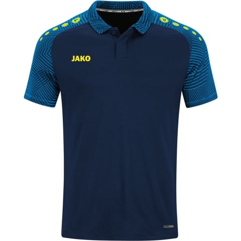 JAKO 6322 Polo Performance - Marine/Jako Blauw - 4XL