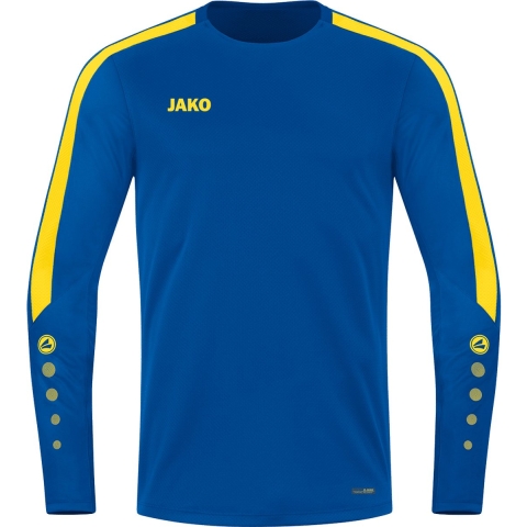 JAKO 8823K Sweater Power Kids - Royal/Citroen - 128