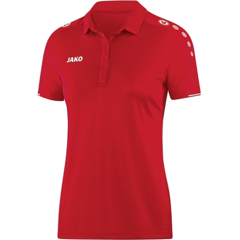 JAKO 6350D Polo Classico Dames - Rood - 46
