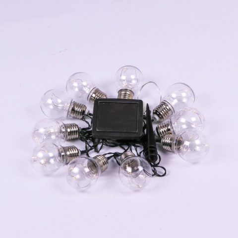 V-tac solar snoerverlichting 10 LED's Warm Wit - 2 meter - zonne-energie