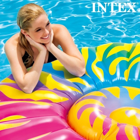 Opblaasbaar matras Intex Schelp 15,7 x 25 x 12,7 cm (4 Stuks)
