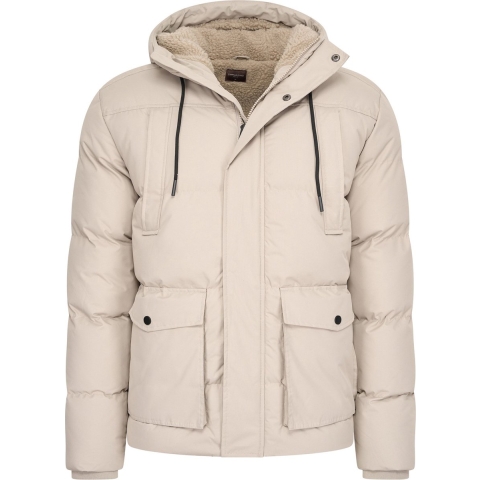 Cappuccino Italia - Heren Jas winter Moorland - Beige - Maat XXL