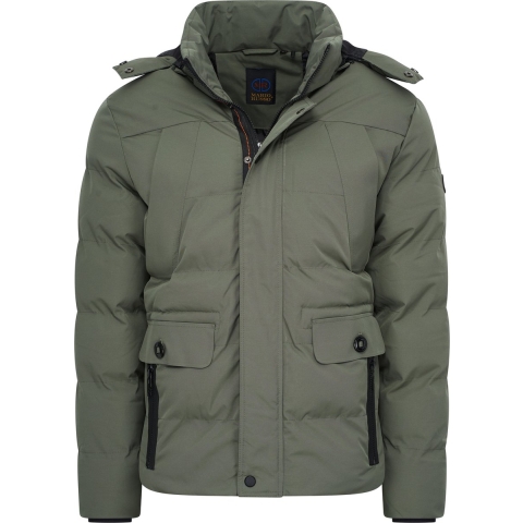 Mario Russo Ranger Jacket - Jas Heren - Winterjas Heren - Waterafstotend - Winddicht - Groen - XXL