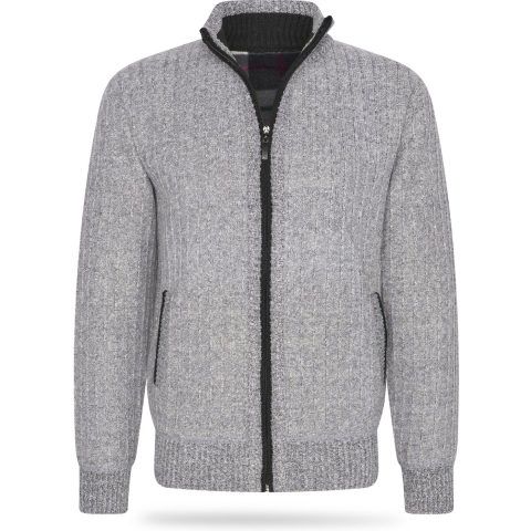 Cappuccino Italia - Heren Vest Bounded Jacket Grijs - Grijs - Maat L