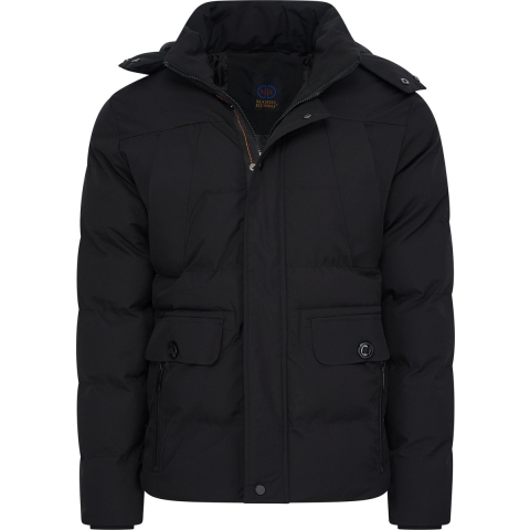 Mario Russo Ranger Jacket - Jas Heren - Winterjas Heren - Waterafstotend - Winddicht - Zwart - XXL