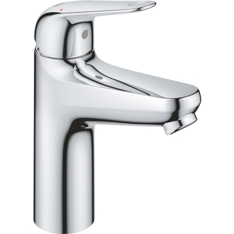GROHE QuickFix Swift eengreepsmengkraan met push-open waste set - M-Size - Waterbesparend - Chroom