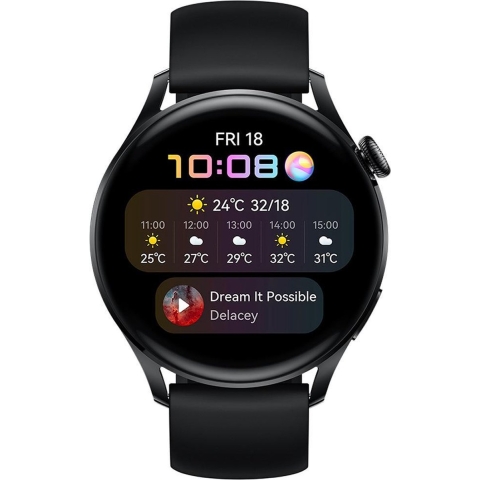Huawei Watch 3 Active Edition Zwart (Zwart)
