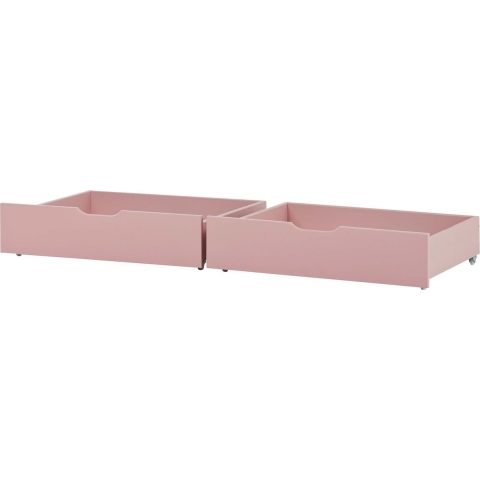Hoppekids Laden m. Wielen - 2 st. - 70x160 cm - Pale Rose - Hoppekids - OneSize - Lade