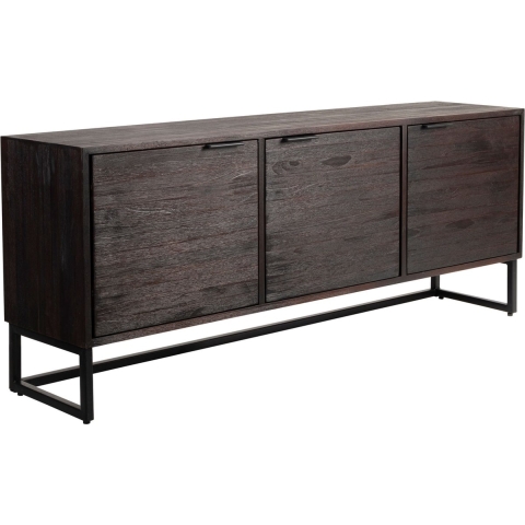 by fonQ Checkers Dressoir Laag - Teakhout