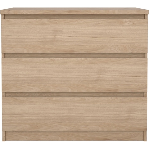 by fonQ basic Slide Ladekast - 3 lades - Eiken