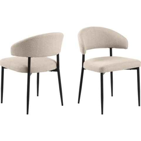 by fonQ Warp Eetkamerstoel - Greige