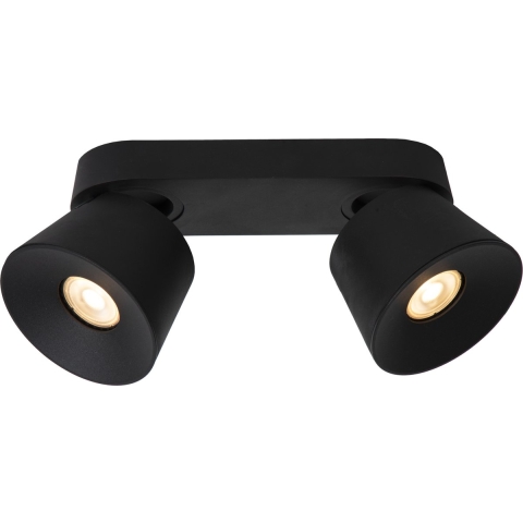Lucide TRIGONO - Plafondspot - 2xGU10 - Zwart