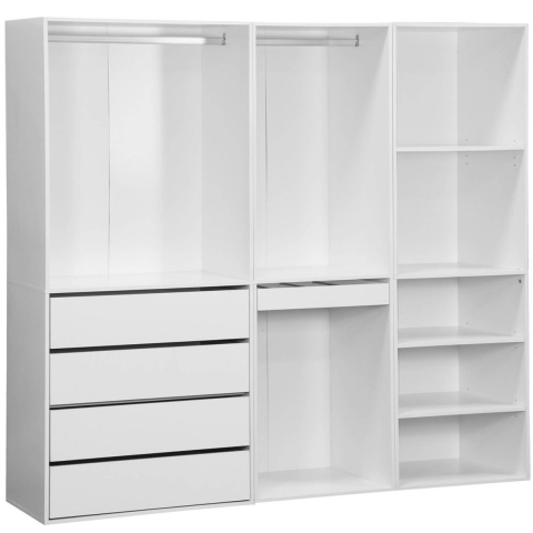 sweeek - Modulaire kledingkastset met 3 elementen