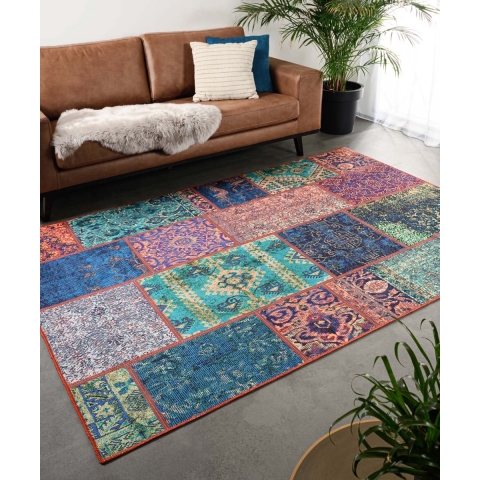 Heritaged Patchwork vloerkleed - Fade No.1 multi - 140x200 cm