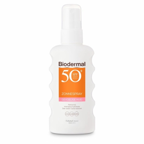 3x Biodermal Gevoelige Huid Zonnespray SPF 50+ 175 ml