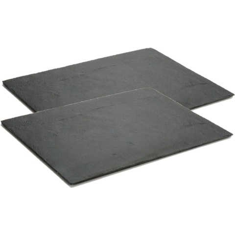 4x stuks leisteen serveerplanken 30 x 40 cm -