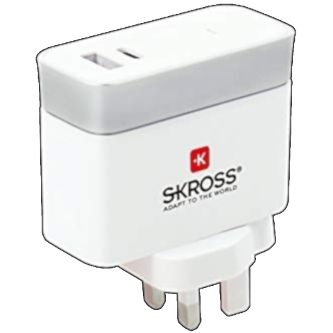 Skross Netlader Usb-a/usb-c Verenigd Koninkrijk (uk) Plug
