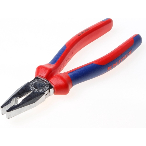 Knipex Kombitang verchroomd met meer-componentengrepen 200 mm - 0305200