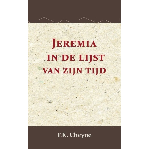 Jeremia in de lijst van zijn tijd (Paperback)