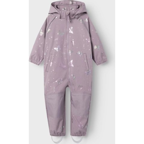Name It Softshellpak m. Fleece - Noos - NmfAlfa08 - Elderberry - Name It - 3 jaar (98) - Softshell