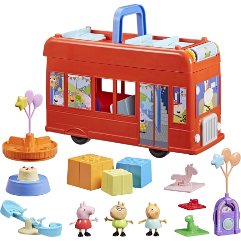 Peppa Pig Party Bus - 2-in-1 - Gurli Gris - OneSize - Speelgoed