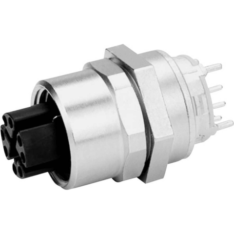 Telegärtner 100007427 Sensor/actuator connector, niet geassembleerd M12 Aantal polen (sensoren): 8 Bus, inbouw 1 stuk(s)