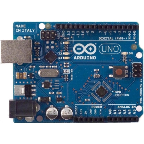 Arduino 65139 Board Uno Rev3 SMD + Breadboard & Cable Core ATMega328