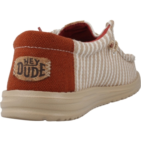 HEYDUDE Instappers Heren Wally Resort Rood 43 Textiel