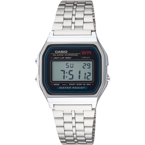 Casio Collection A159WA-1D - Horloge - Staal - Zilverkleurig - 34 mm