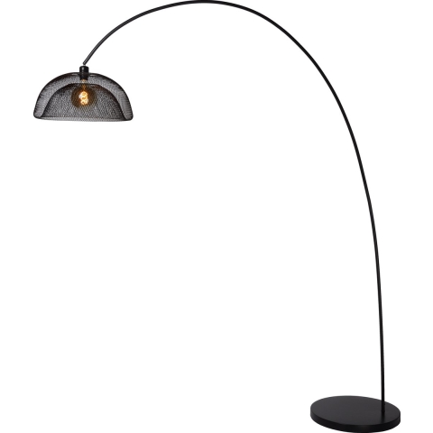 Lucide MESH Vloerlamp - Zwart