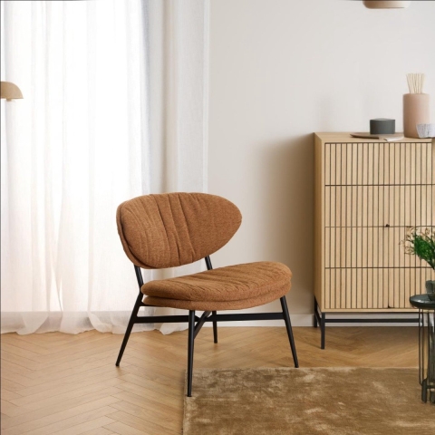 by fonQ Marlowe Fauteuil - Cognac