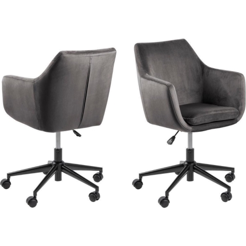 by fonQ basic Comfy Bureaustoel - Donkergrijs