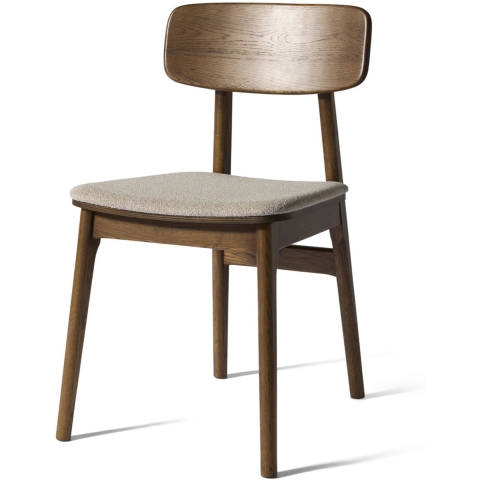 by fonQ Cade Eetkamerstoel - Smoked Eiken - Zand