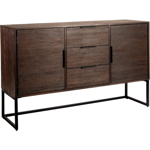 by fonQ Checkers Dressoir Hoog - Teakhout