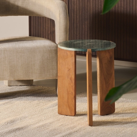 by fonQ Rivax Bijzettafel - Walnoot