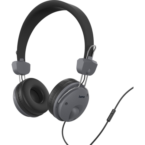 Hama Koptelefoon Fun On-ear Microfoon Snoerdoorvoer één Zijde Zwart