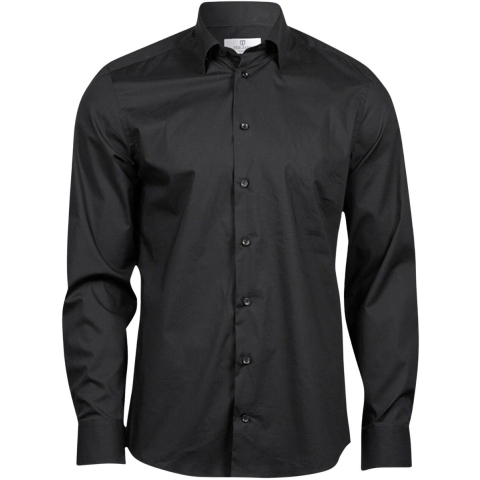 Tee Jays TJ4024 Stretch Luxury Shirt - Black - M