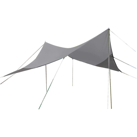 Bo-Camp Tarp - Travel ruit - 4-Hoekig - Grijs