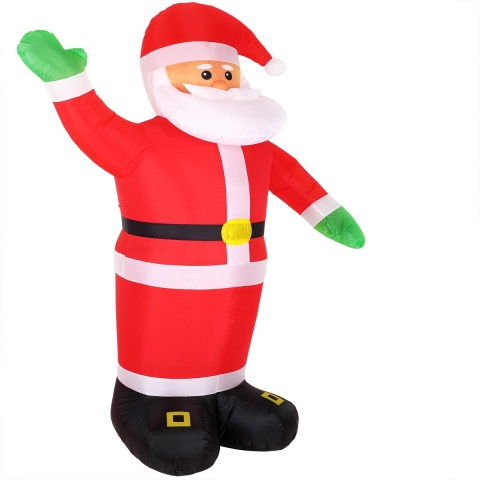 Monzana Opblaasbare Kerstman - XXL 250cm– 4 LED´S Verlichting