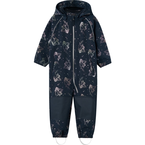 Name It Softshellpak m. Fleece - Noos - NmfAlfa08 - Dark Sapph - Name It - 6 jaar (116) - Softshell