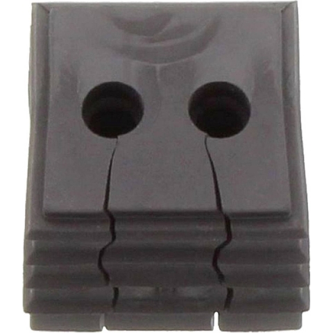 CONTA-CLIP KDS-DE 2X4-5 BK Afdichtingselement Thermoplastisch elastomeer Zwart 10 stuk(s)