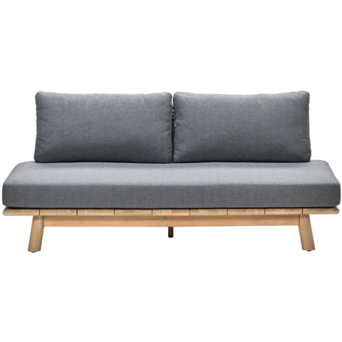 Lunar 2-zits bank acacia white wash/rope dark grey/mystic grey - Garden impressions