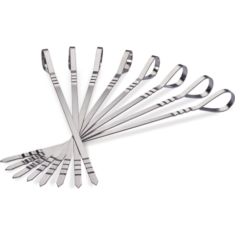Multifunctionele RVS schaschlikset, 8 spiesen - Napoleon grills