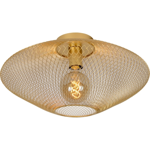 Lucide MESH Plafonnière - Mat Goud | Messing