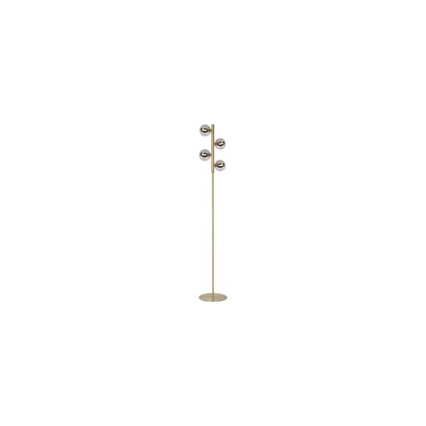 Lucide TYCHO Vloerlamp - Mat Goud | Messing