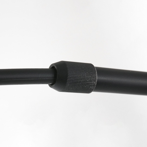 Steinhauer - wandlamp - Gramineus - zwart - metaal velours stof - E27 - 8245ZW