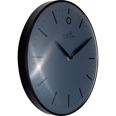 NeXtime - NeXtime - Design Wandklok - Radio controlled - Zwart - 30cm