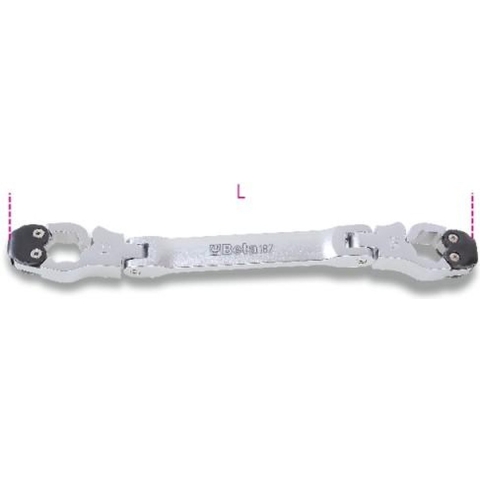 Beta Te openen knik-ringsleutels 187 12X13 - 001870012