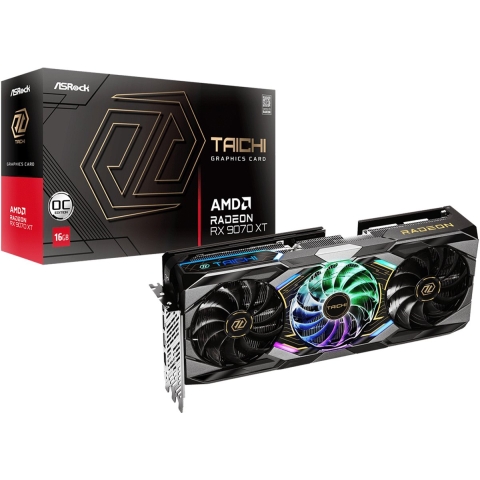 ASRock AMD Radeon RX 9070XT Videokaart Radeon RX 9070 XT OC 16 GB GDDR6-VRAM PCIe x16 HDMI 2.1, DisplayPort 2.1